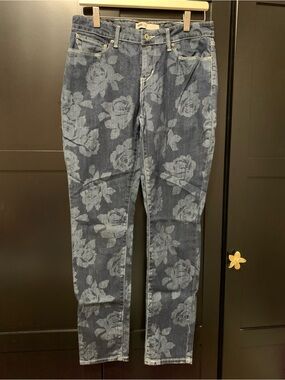 Levi's Floral Print Jeans botanical 29 girly feminine classic cottagecore comfy